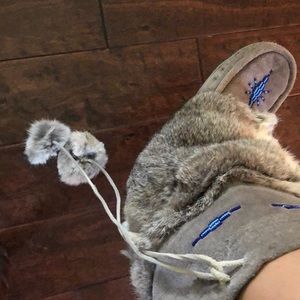 Leather + Rabbit boots + sheepskin, Borg lining